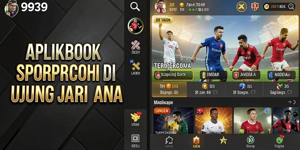 Tampilan gameplay menarik dari aplikasi Sportsbook 9939.