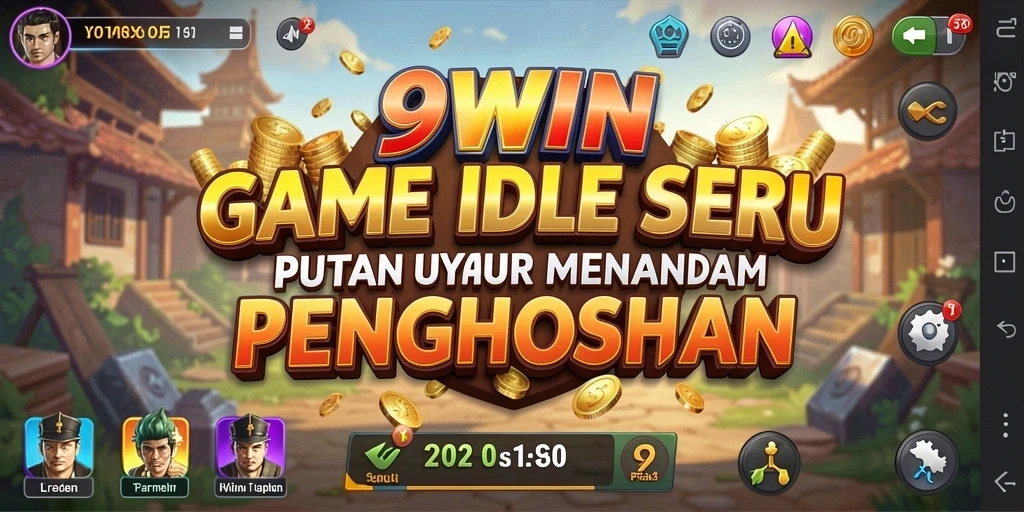 Tampilan gameplay seru 9WIN dengan fitur Idle.