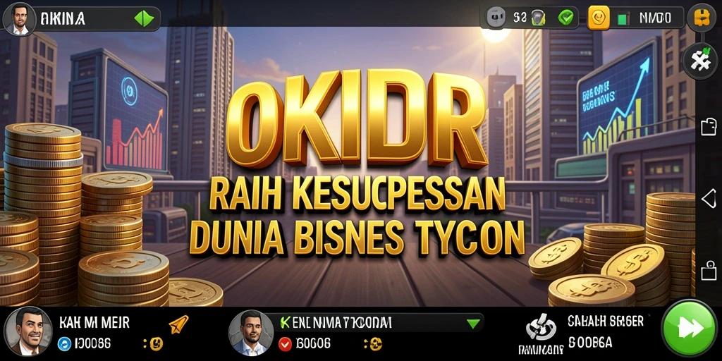 Tampilan gameplay Tycoon yang menarik dalam OKIDR.