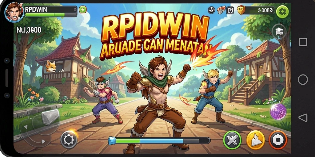 Gameplay seru dari RPIDWIN dengan efek grafis yang menawan.
