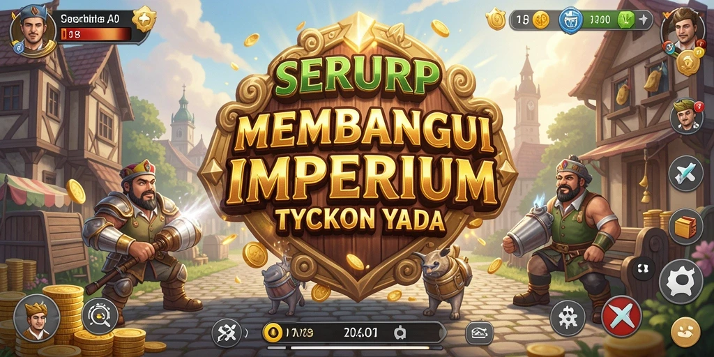 Tampilan gameplay SERURP dengan fitur Tycoon yang menarik.